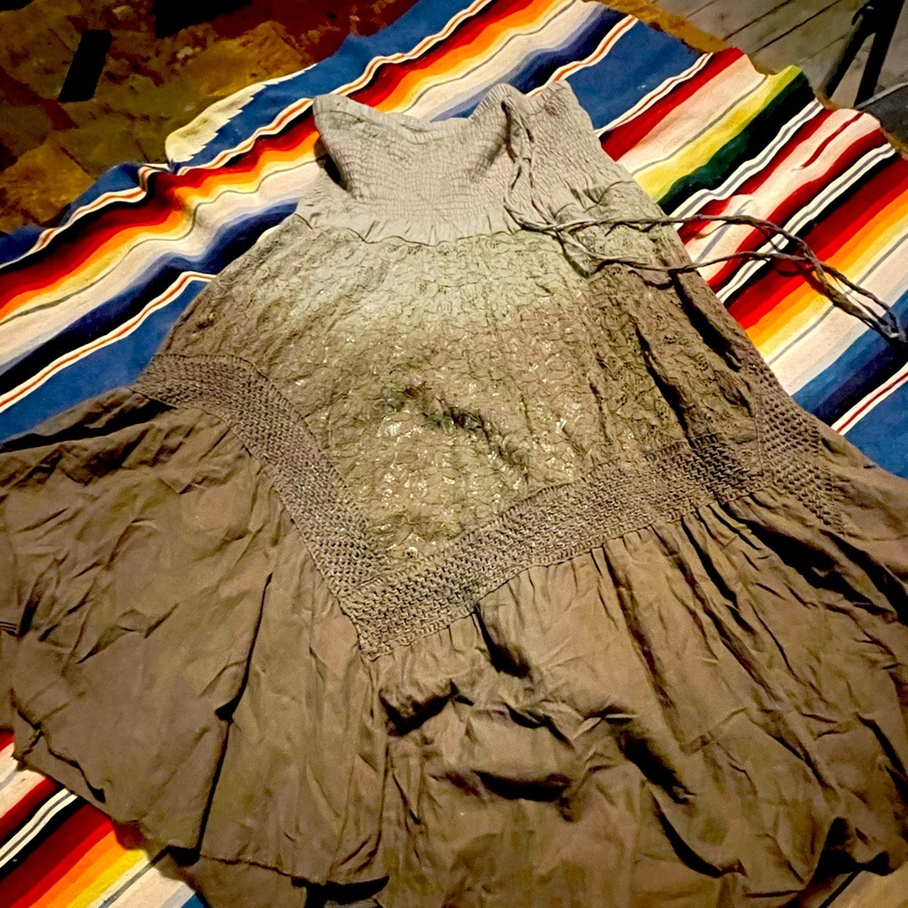 Ombré prairie skirt.